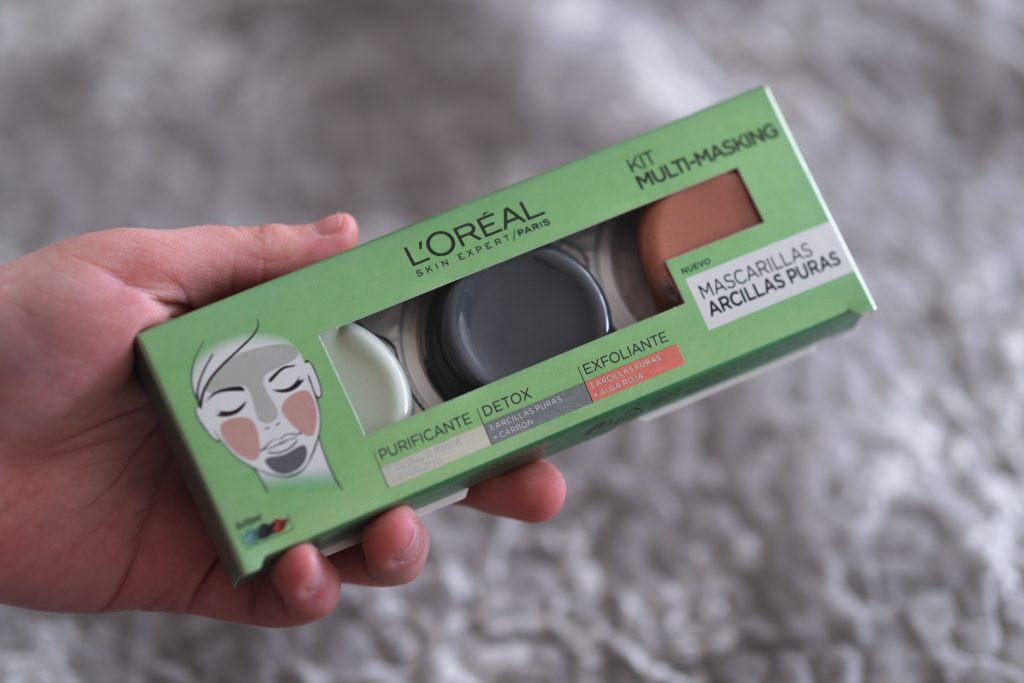 Darčeková kazeta L'oreál Paris Pure clay multi - masking